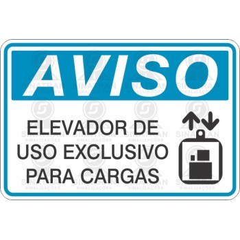 Elevador de uso exclusivo para cargas